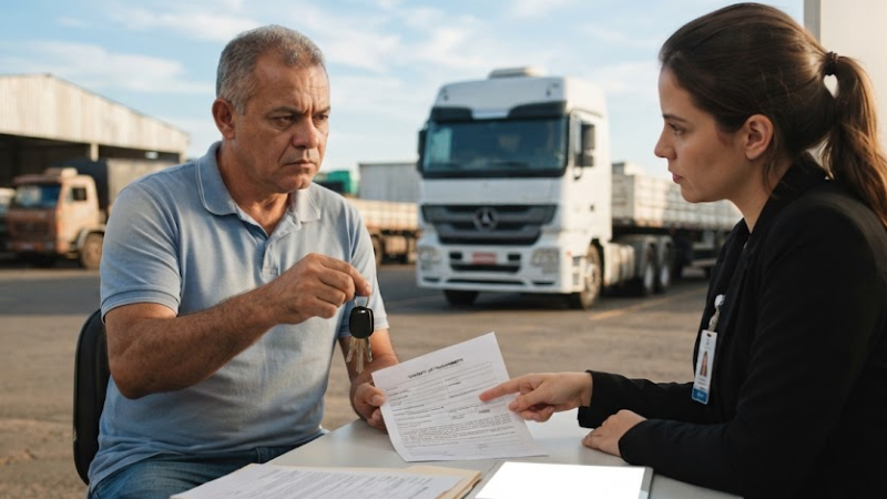 Financiamento de caminhões com nome sujo e as alternativas possíveis