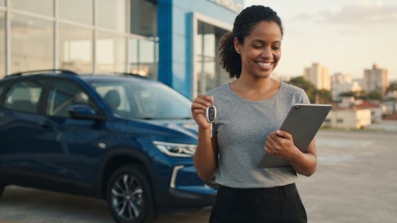 Financiamento de veiculos Chevrolet para simular carros novos e seminovos
