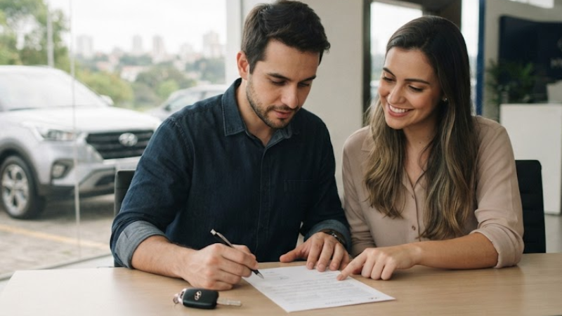 Financiamento de carros Hyundai com entrada, parcelas e CET explicados