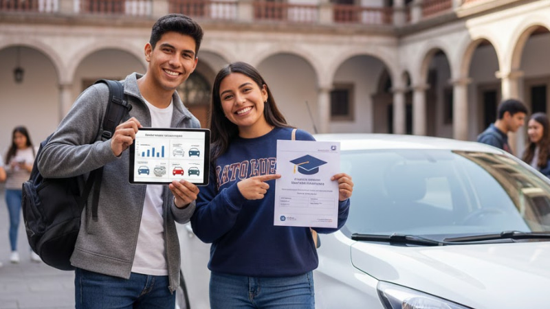 Descubre cómo acceder a un crédito automotriz universitario en México y comprar tu primer auto
