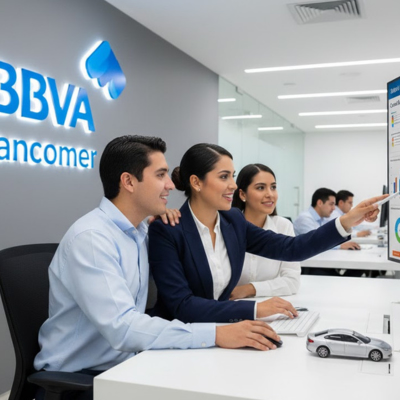 Guía rápida del crédito automotriz Bancomer para planear la compra de tu coche.