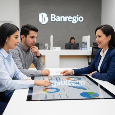 Compara mensualidades reales con el simulador de crédito automotriz Banregio.