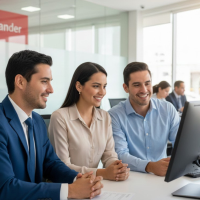 Simula tu crédito automotriz con Santander y encuentra la opción que mejor se adapta a ti.